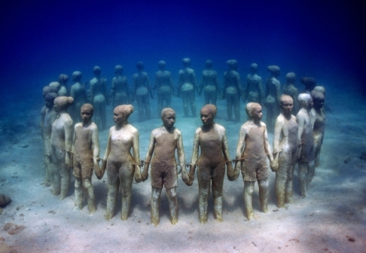 Vicissitudes, underwater sculpture